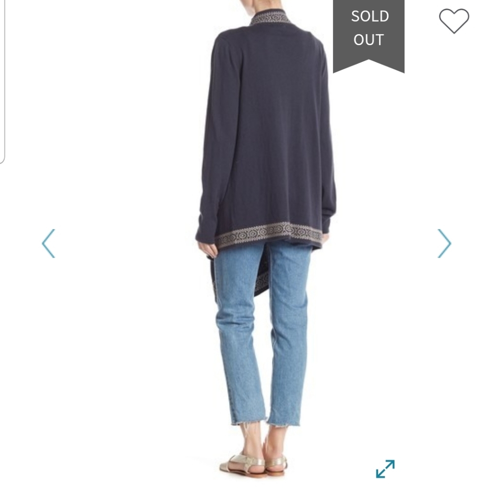 🧡Johnny was Embroidered Border Cardigan - Picture 4 of 4